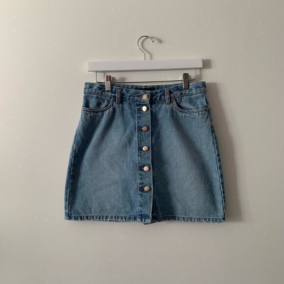 Moda International Denim Mini Skirt - Picture 1 of 3